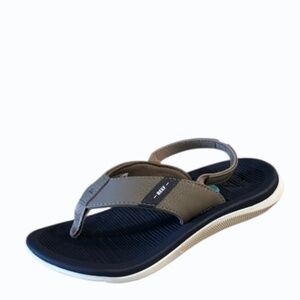Reef Santa Ana Kids Brown‎ Blue Flip Flop Size 11 Toddler Sandals Boy Girls